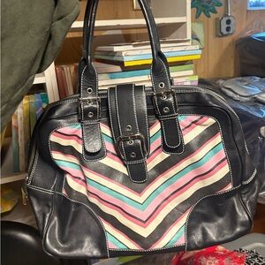 Isabella Fiore Striped Bag